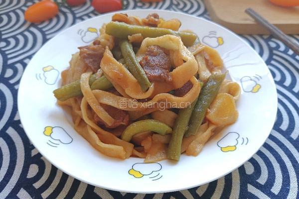 土豆炖豆角焖面