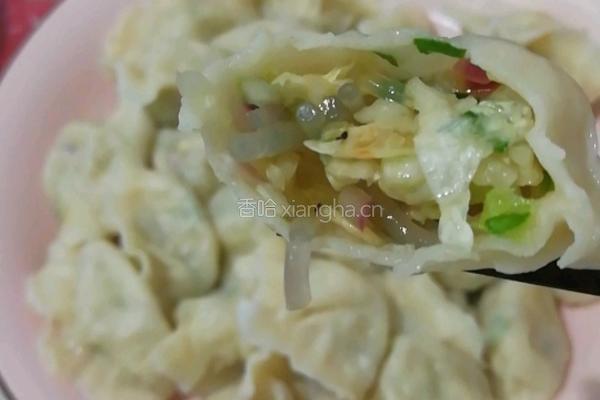 白菜素馅水饺