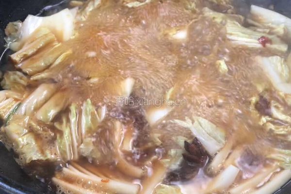 白菜炖粉条的做法图解11