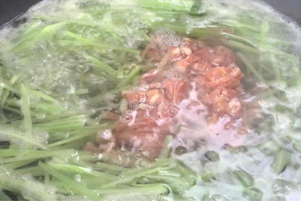 枸杞莴笋肉丝汤的做法图解6