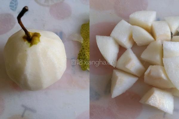 马蹄雪梨银耳汤的做法图解2