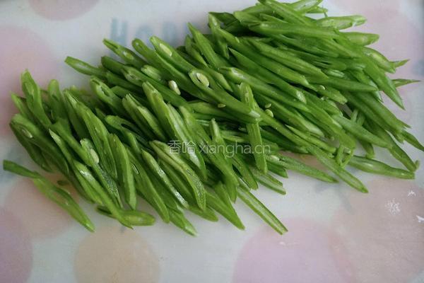 清炒扁豆角丝的做法图解3