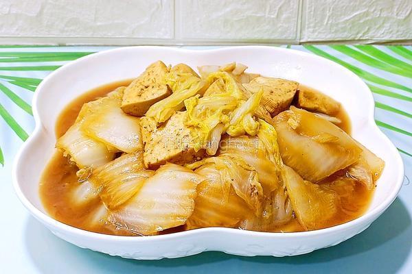 白菜炖豆腐的做法图解16