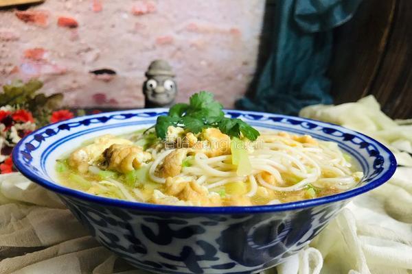 萝卜鸡蛋汤面的做法图解10