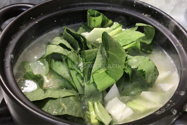 萝卜白菜粥的做法图解7