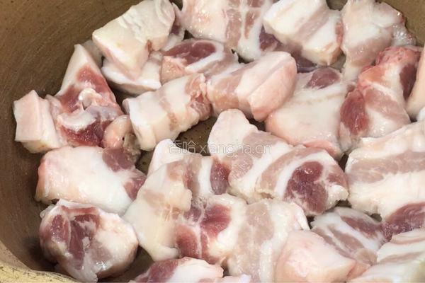 红烧肉炖莲藕的做法图解5
