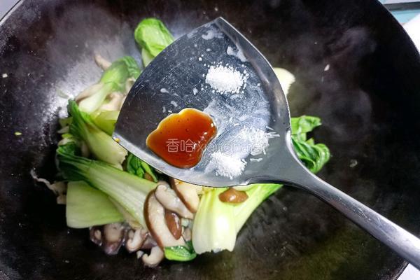 香菇油菜的做法图解10