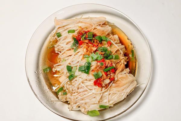 蒜蓉火腿金针菇