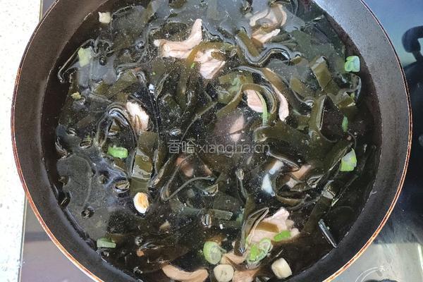 海带丝肉片汤的做法图解7