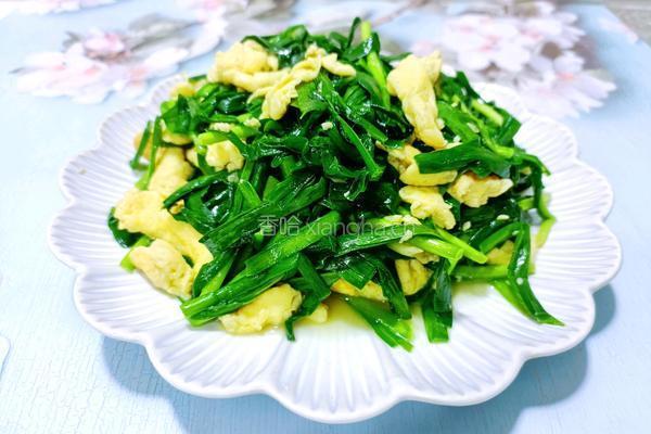 韭菜炒鸡蛋的做法图解11