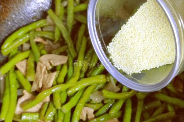 四季豆炒肉的做法图解9