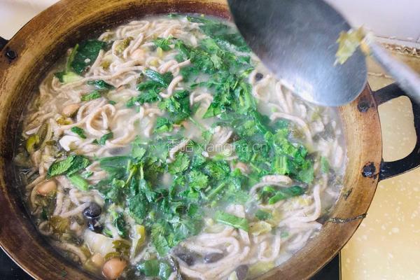 豆丝汤面的做法图解9