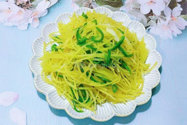 青椒土豆丝的做法图解10