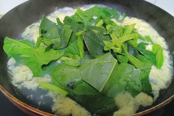 菠菜蛋汤的做法图解6