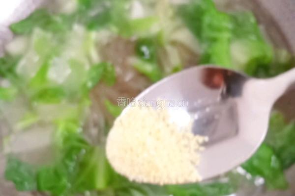 白菜山药粉丝汤的做法图解17