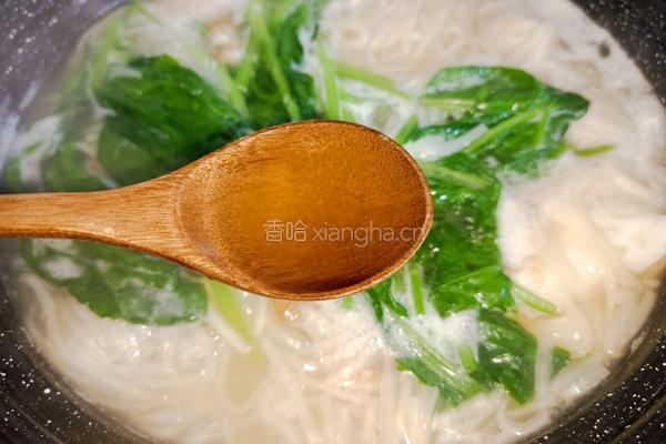 菠菜肉丸鸡蛋面的做法图解6