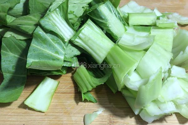 小白菜木耳烧豆腐的做法图解4
