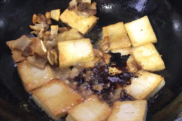 小白菜木耳烧豆腐的做法图解10