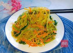 菠菜豆芽炒粉丝的做法图解7