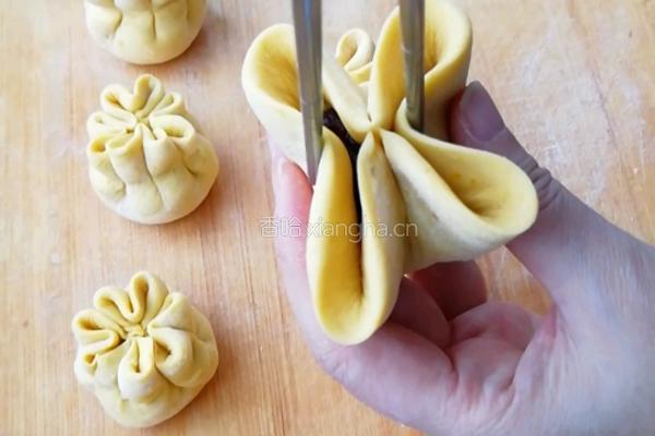 福袋豆沙包的做法图解3