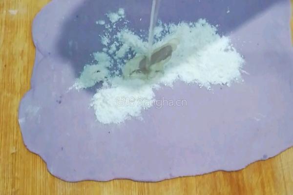 苏子馅紫薯酥饼的做法图解8