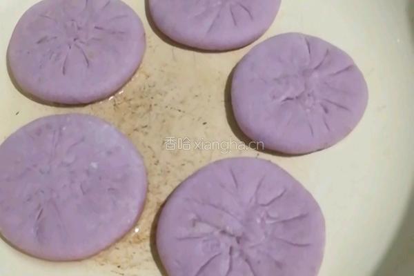 苏子馅紫薯酥饼的做法图解15