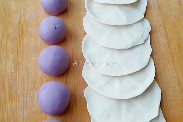 紫薯开花馒头的做法图解8