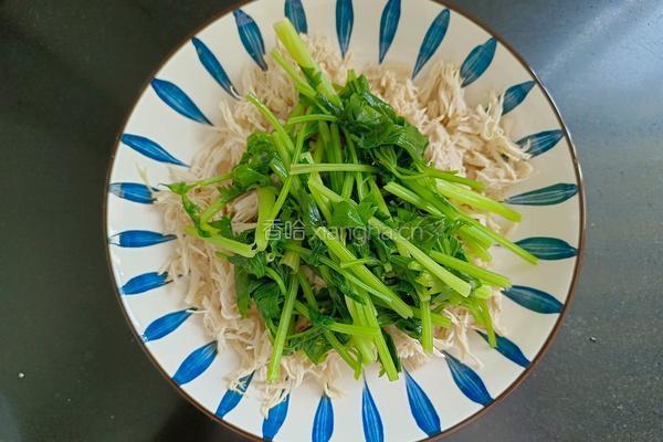 香芹拌鸡丝的做法图解10