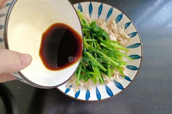香芹拌鸡丝的做法图解11