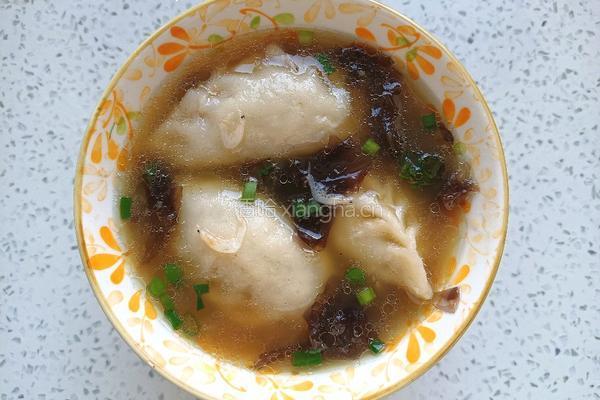紫菜汤柳叶饺子的做法图解8