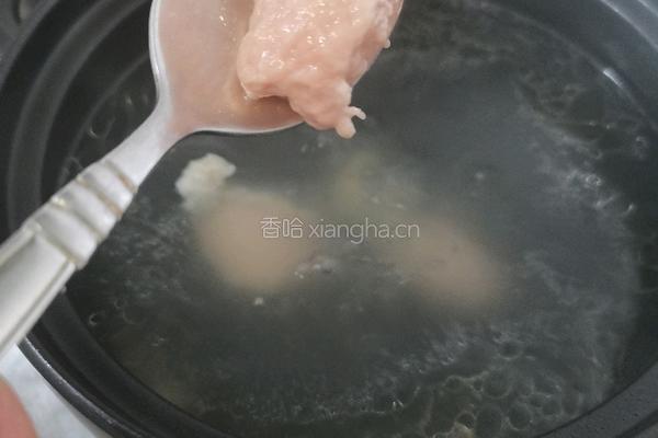 新鲜猪肉丸的做法图解3