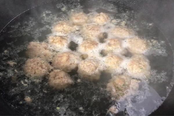 汆烫圆子的做法图解8