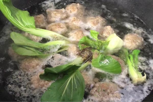 汆烫圆子的做法图解9