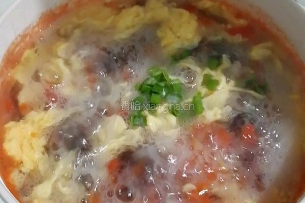 西红柿紫菜蛋花汤的做法图解8