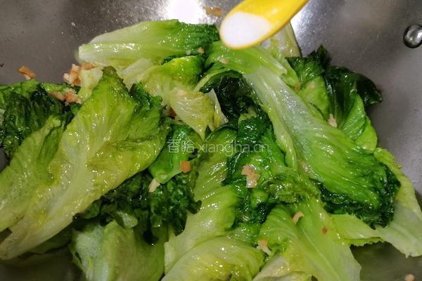 蒜蓉炒生菜的做法图解6