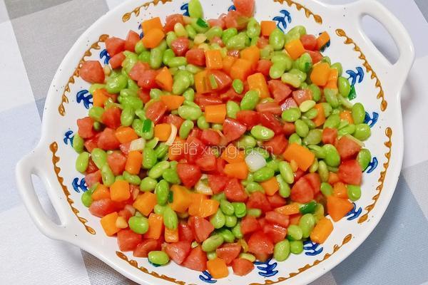 香肠炒毛豆米的做法图解10