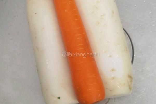 萝卜丸子的做法图解1