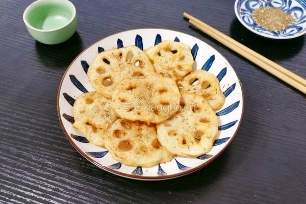 椒盐藕片的做法图解12