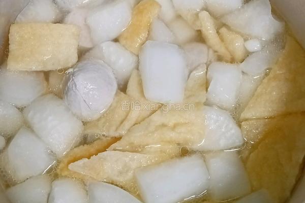 猪肉丸子萝卜汤的做法图解6