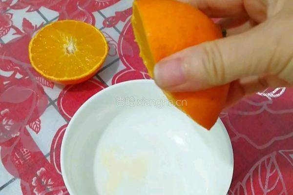 鲜橙松饼的做法图解1
