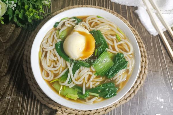 青菜鸡蛋汤粉的做法图解9