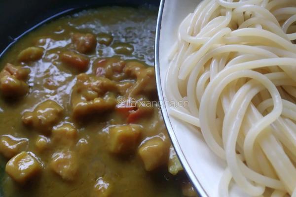日式咖喱鸡肉意面的做法图解9