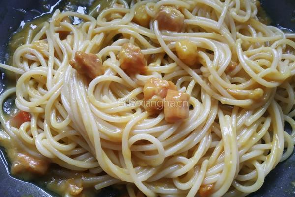 日式咖喱鸡肉意面的做法图解10