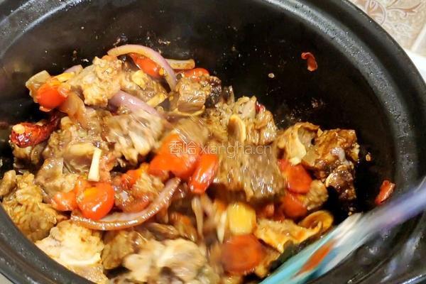 砂锅牛肉烩菜的做法图解9