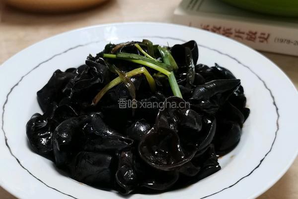 葱烧黑木耳的做法图解10