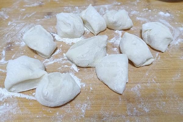 发面绿豆饼的做法图解5