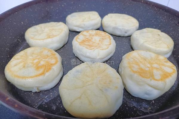 发面绿豆饼的做法图解10