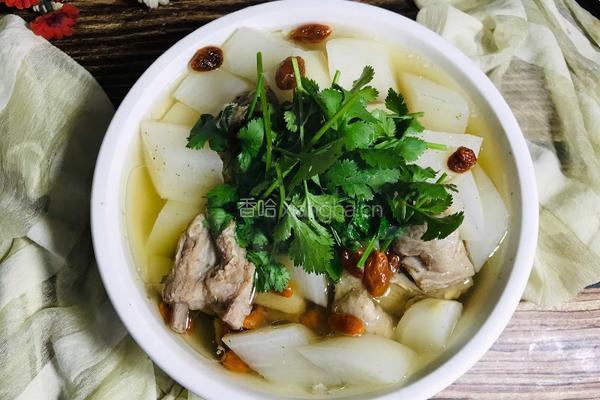 白萝卜炖羊排的做法图解10