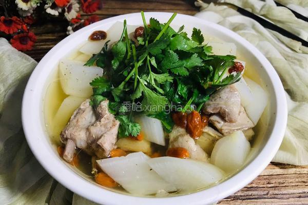 白萝卜炖羊排的做法图解11