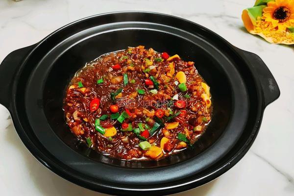 肉沫粉丝煲的做法图解10